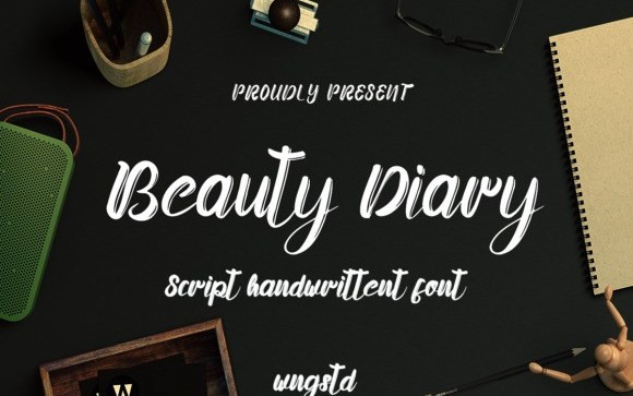 Beauty Diary Script Font