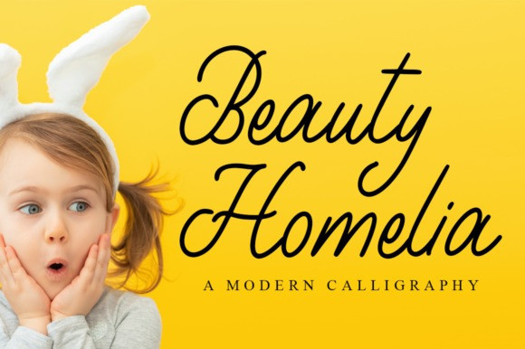 Beauty Homelia Handwritten Font