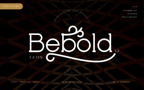 Bebold Slab Serif Font