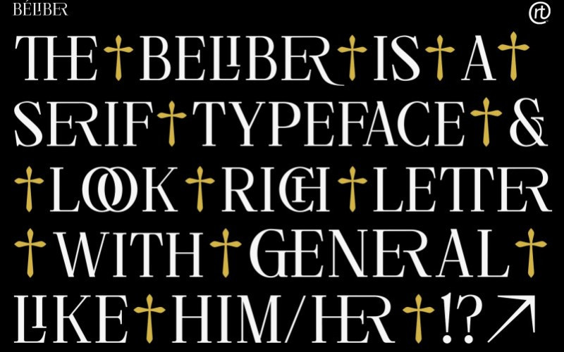 Beliber Serif Font