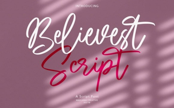 Believest Handwritten Font