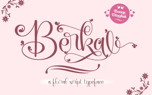 Berka Calligraphy Font