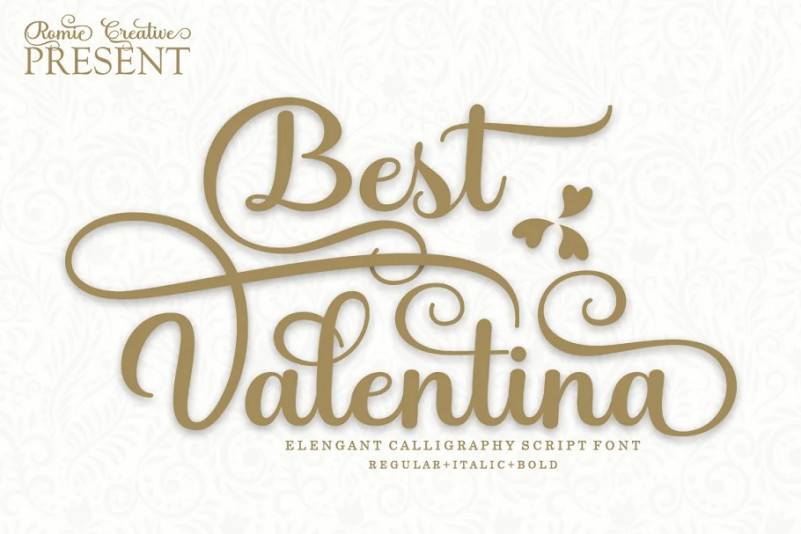 Best Valentina Calligraphy Font