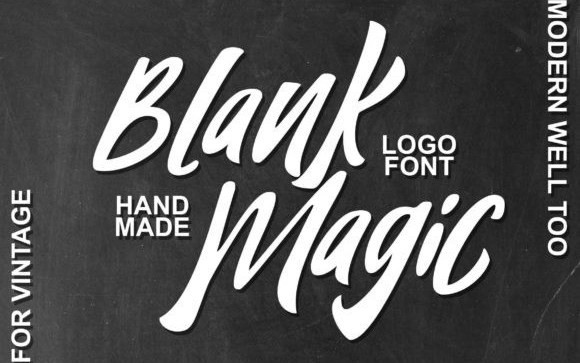 Blank Magic Script Font