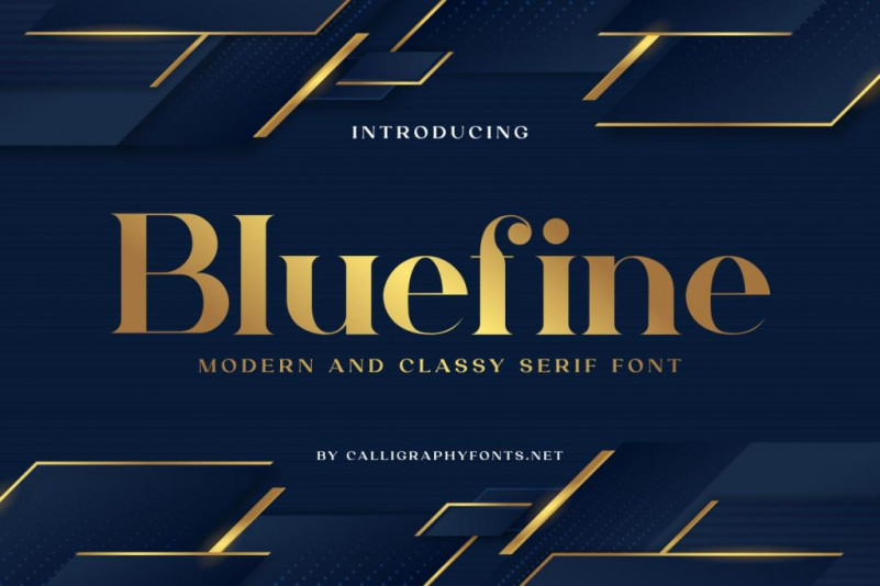 Bluefine Serif Font