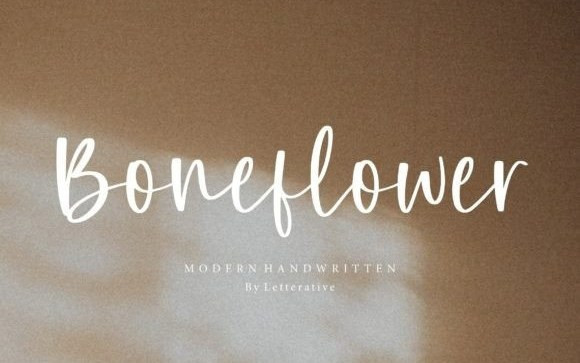 Boneflower Script Font