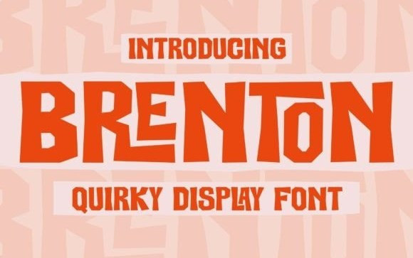 BRENTON Display Font