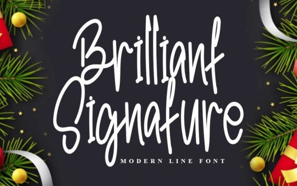 Brilliant Signature Typeface