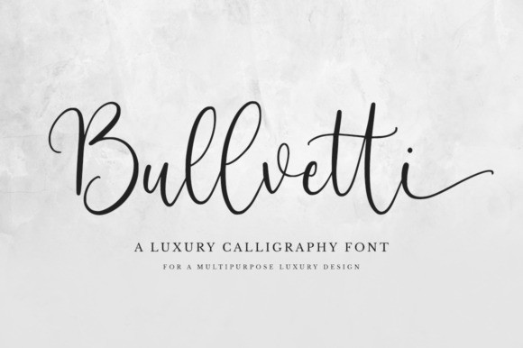 Bullvetti Calligraphy Font