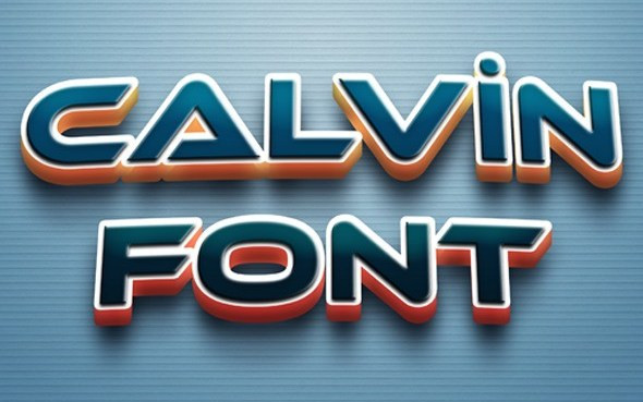 Calvin Display Font