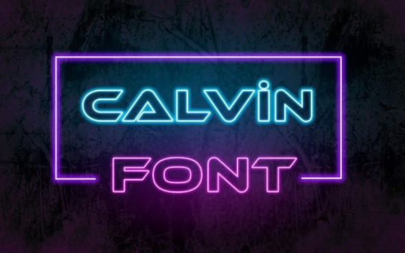 Calvin Display Font