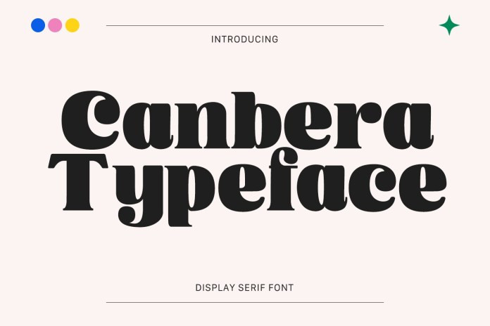 Canbera Serif Font