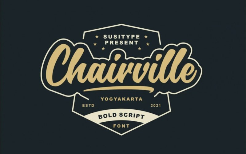 Chairville Calligraphy Font