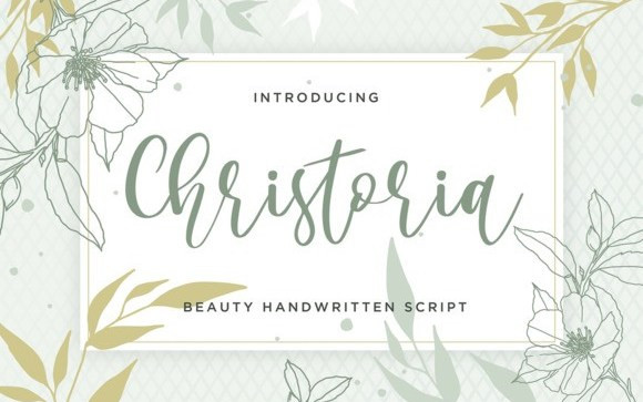 Christoria Handwritten Font