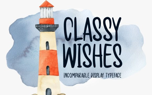 Classy Wishes Display Font