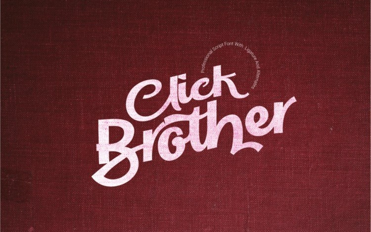 Click Brother Script Font