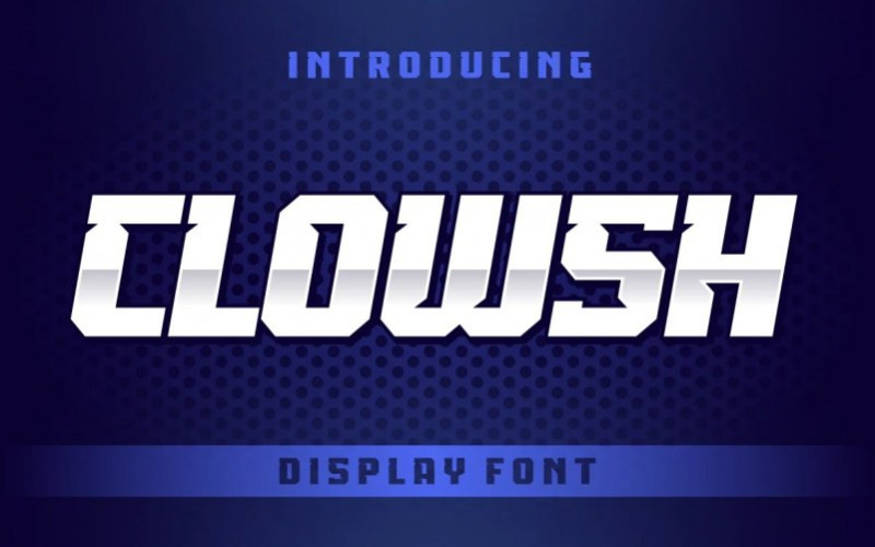 Clowsh Display Font