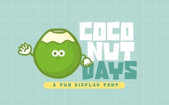 Coconut Days Display Font