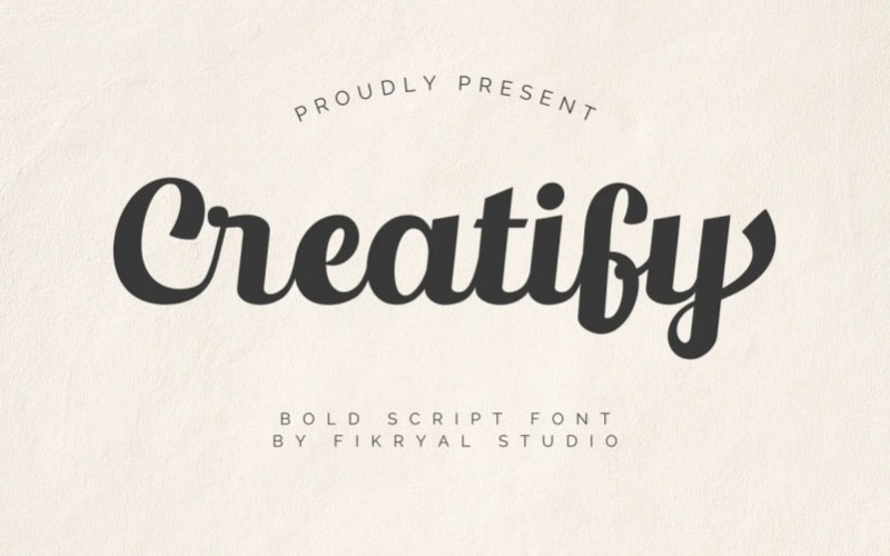 Creatify Calligraphy Font