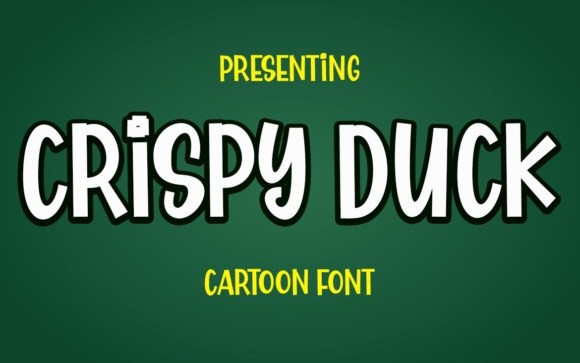 Crispy Duck Display Font