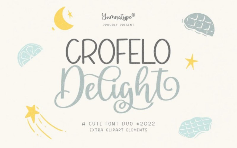 Crofelo Delight Font Duo