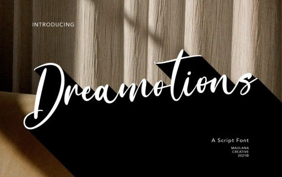 Dreamotions Script Font