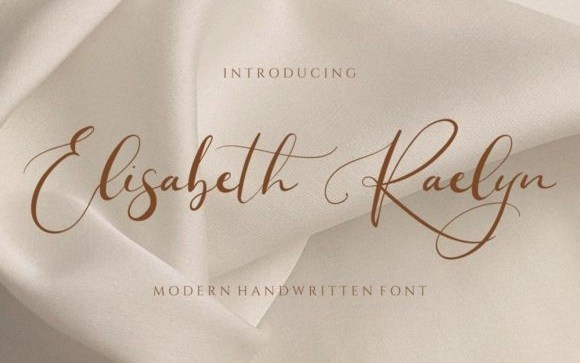 Elisabeth Raelyn Script Font