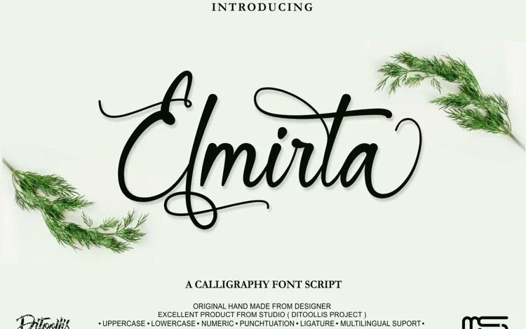 Elmirta Handwritten Font