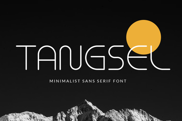 Tangsel Display Font