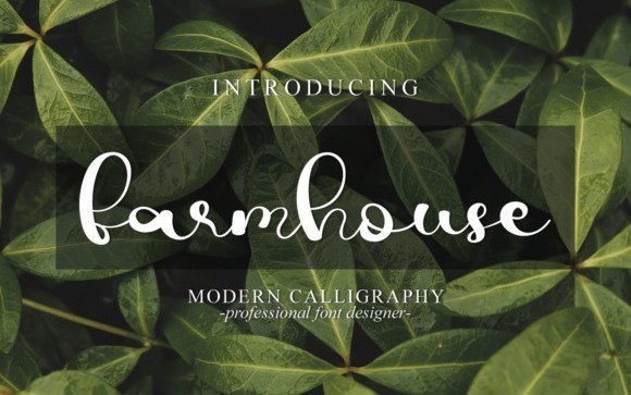 Farmhouse Typeface