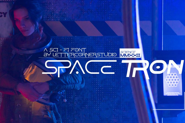Spacetron Display Font