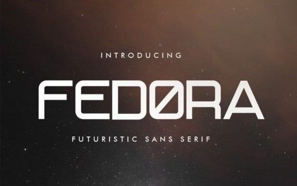 FEDORA Display Font