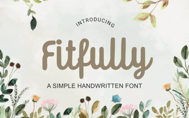 Fitfully Handwritten Font