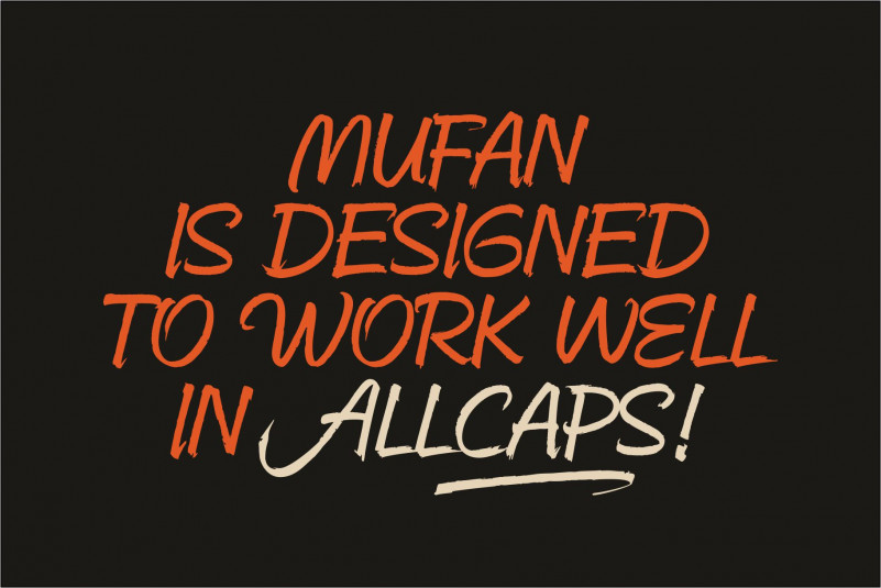 Mufan PFS Brush Font