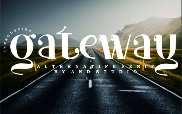 Gateway Display Font