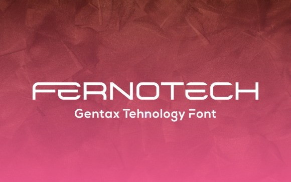 Gentax Techno Display Font