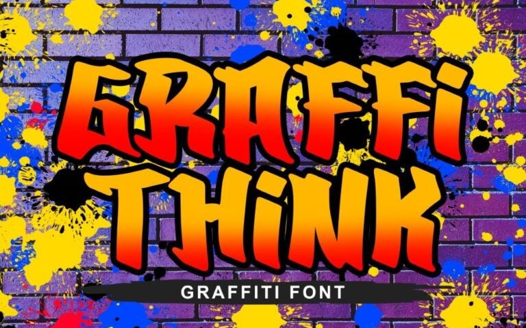 Graffi Think Display Font