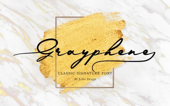 Grayphene Script Font