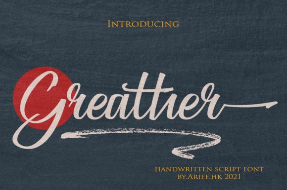 Greather Script Font