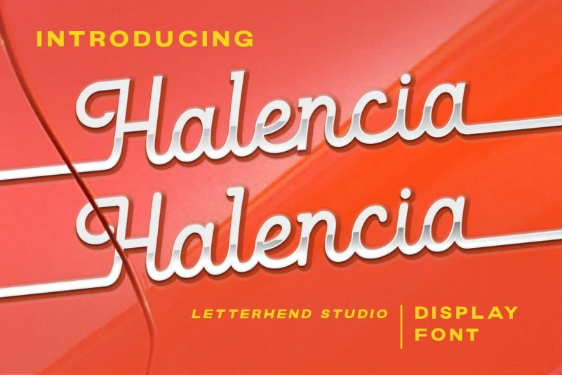 Halencia Script Font