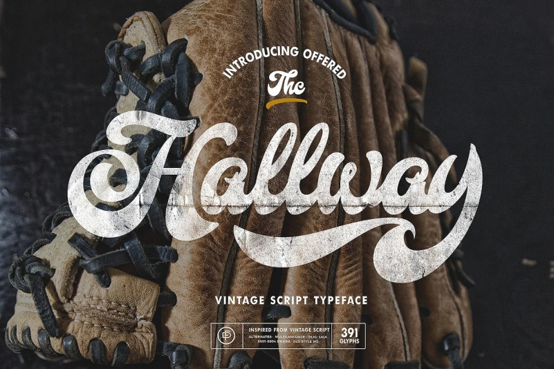 Hallway Calligraphy Font