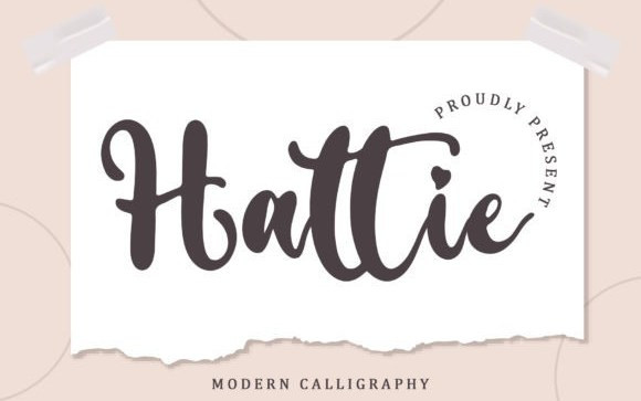 Hattie Script Font