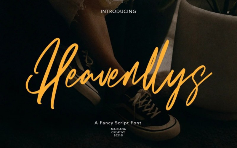 Heavenllys Handwritten Font