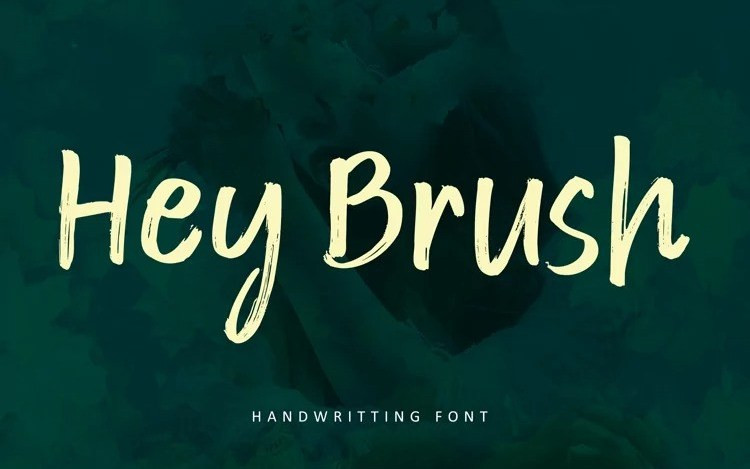 Hey Brush Font