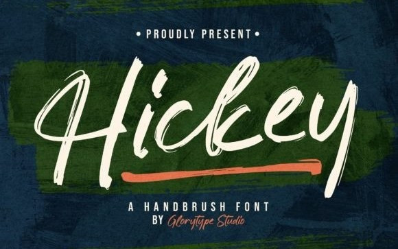 Hickey Brush Font