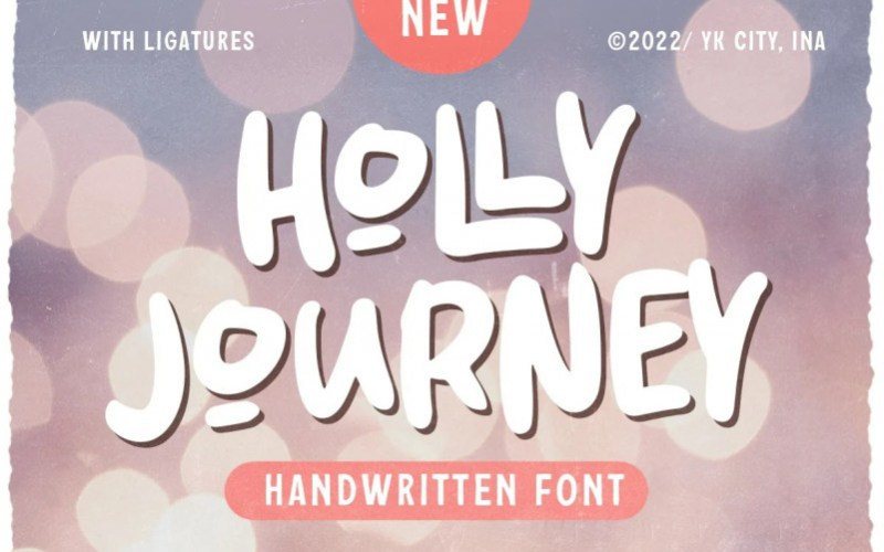 Holly Journey Display Font