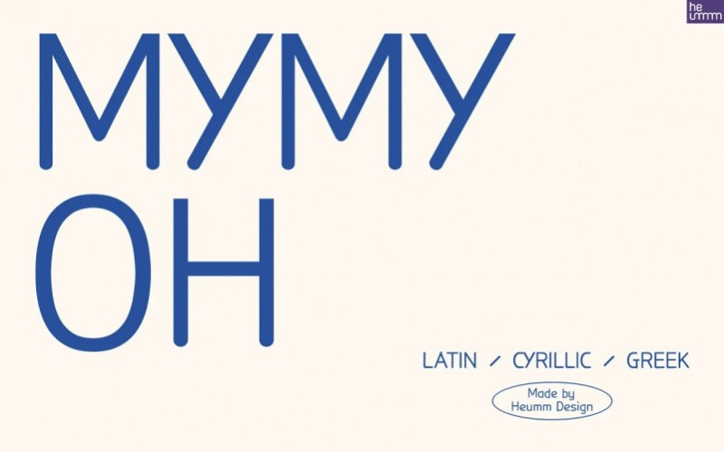 HU Mymyoh Sans Serif Font