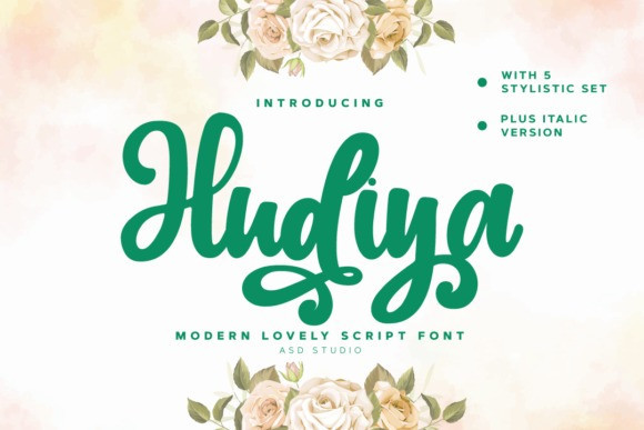 Hudiya Script Font