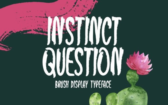 Instinct Question Display Font