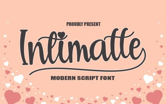 Intimatte Script Font